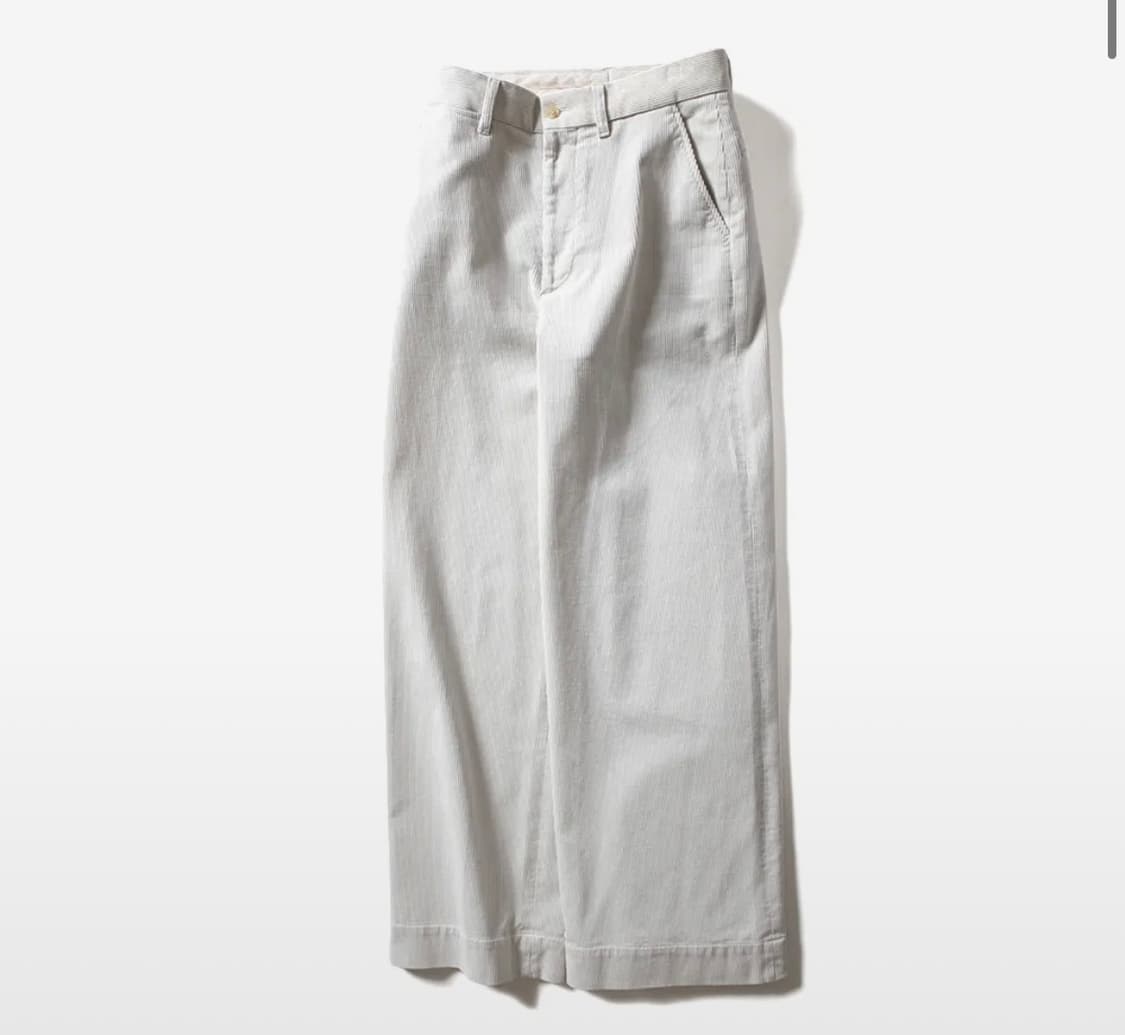 토마스모어 코듀로이팬츠-코코넛밀크 상품이미지2