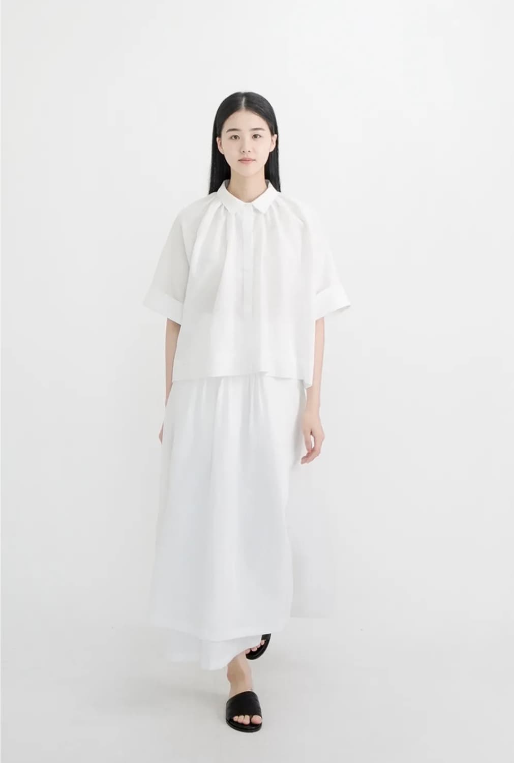 (mone set up) mone skirt (cream) 상품이미지2