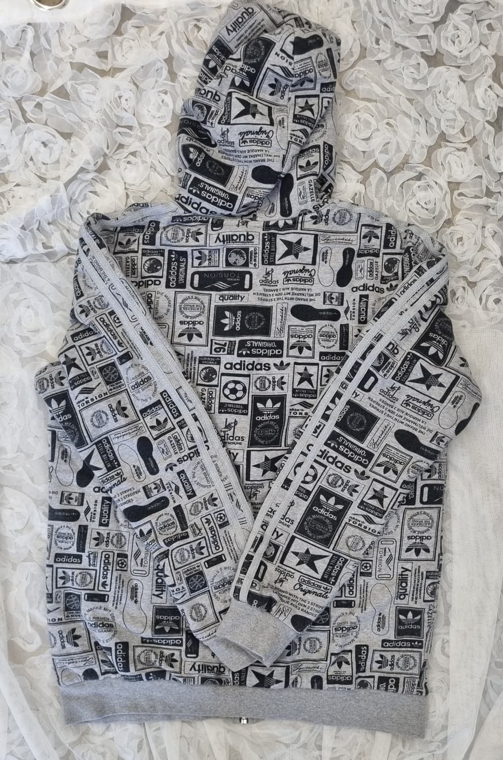 아디다스 스트릿 그레이 풀집업 105 (XL) 상품이미지2