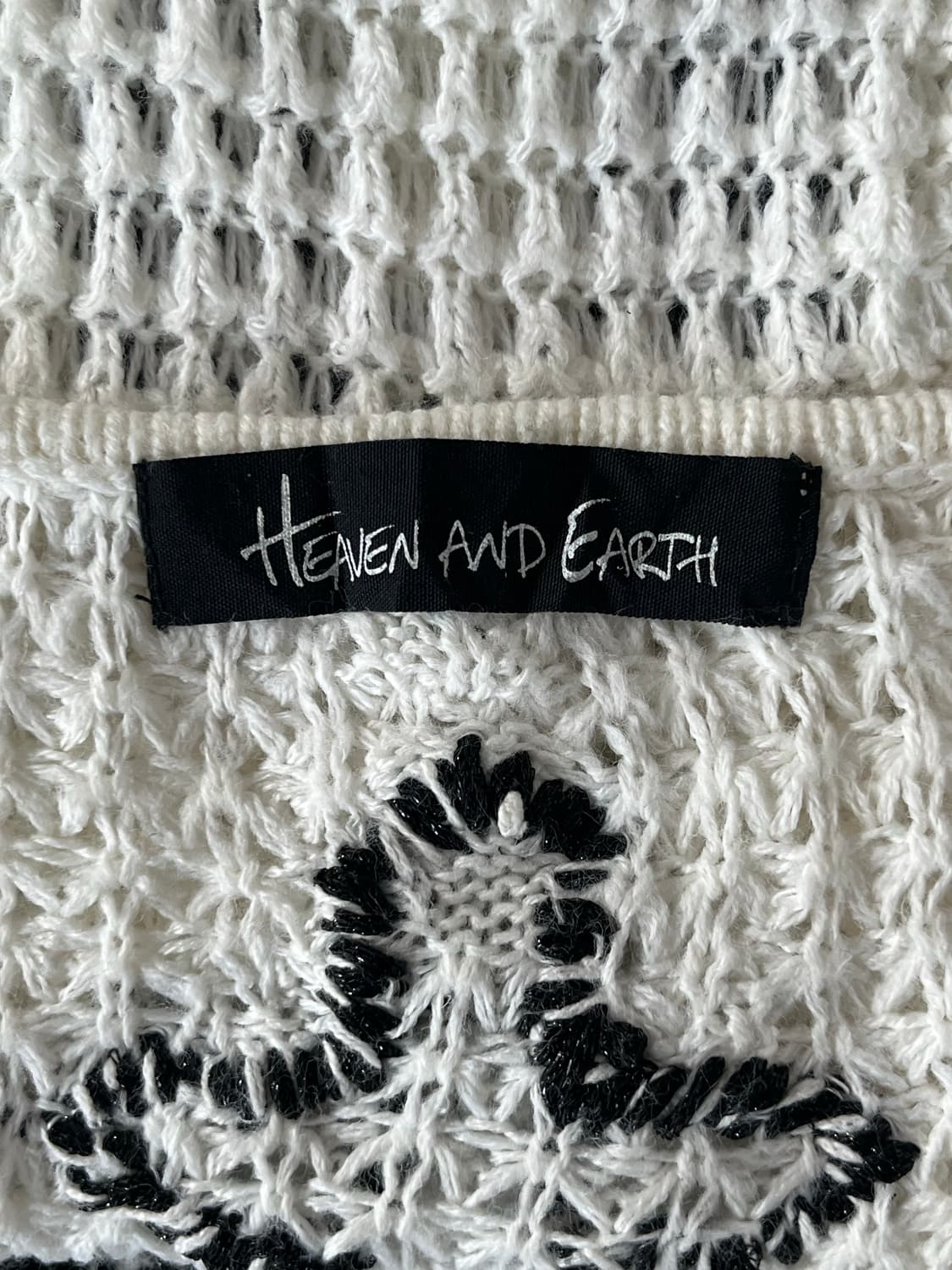 Heaven and Earth 크로스 크로쉐 니트 상품이미지8