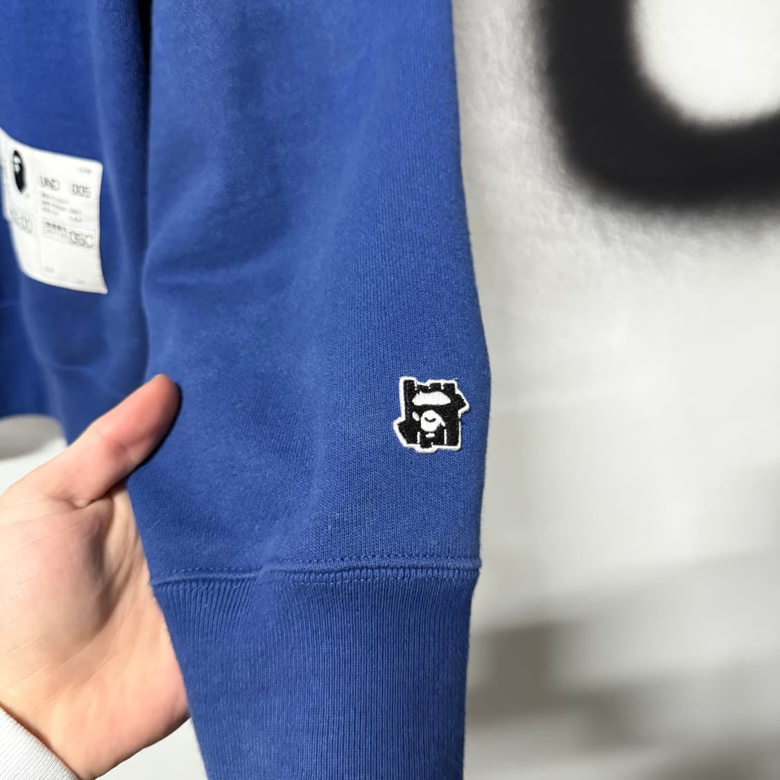 베이프 x 언디핏티드 컬러 카모 투웨이 릴렉스핏 집업 후디 블루 상품이미지7