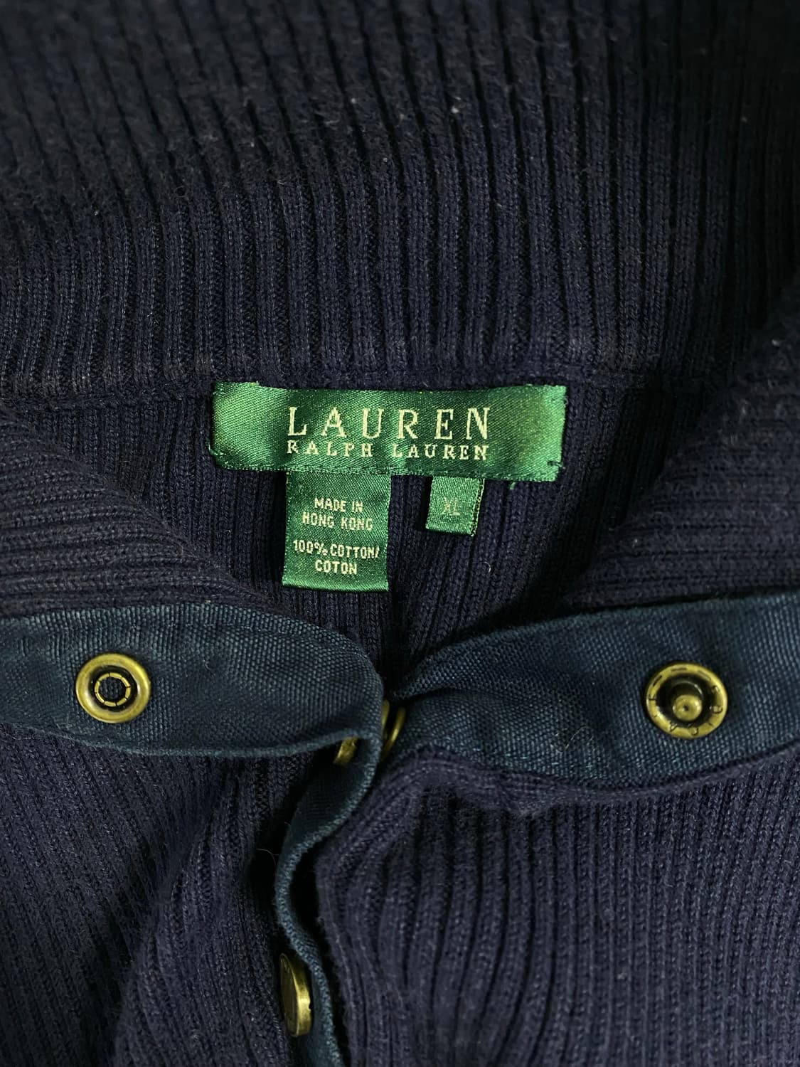 로렌 랄프로렌 하프집업 버튼 니트 XL <647> 상품이미지5