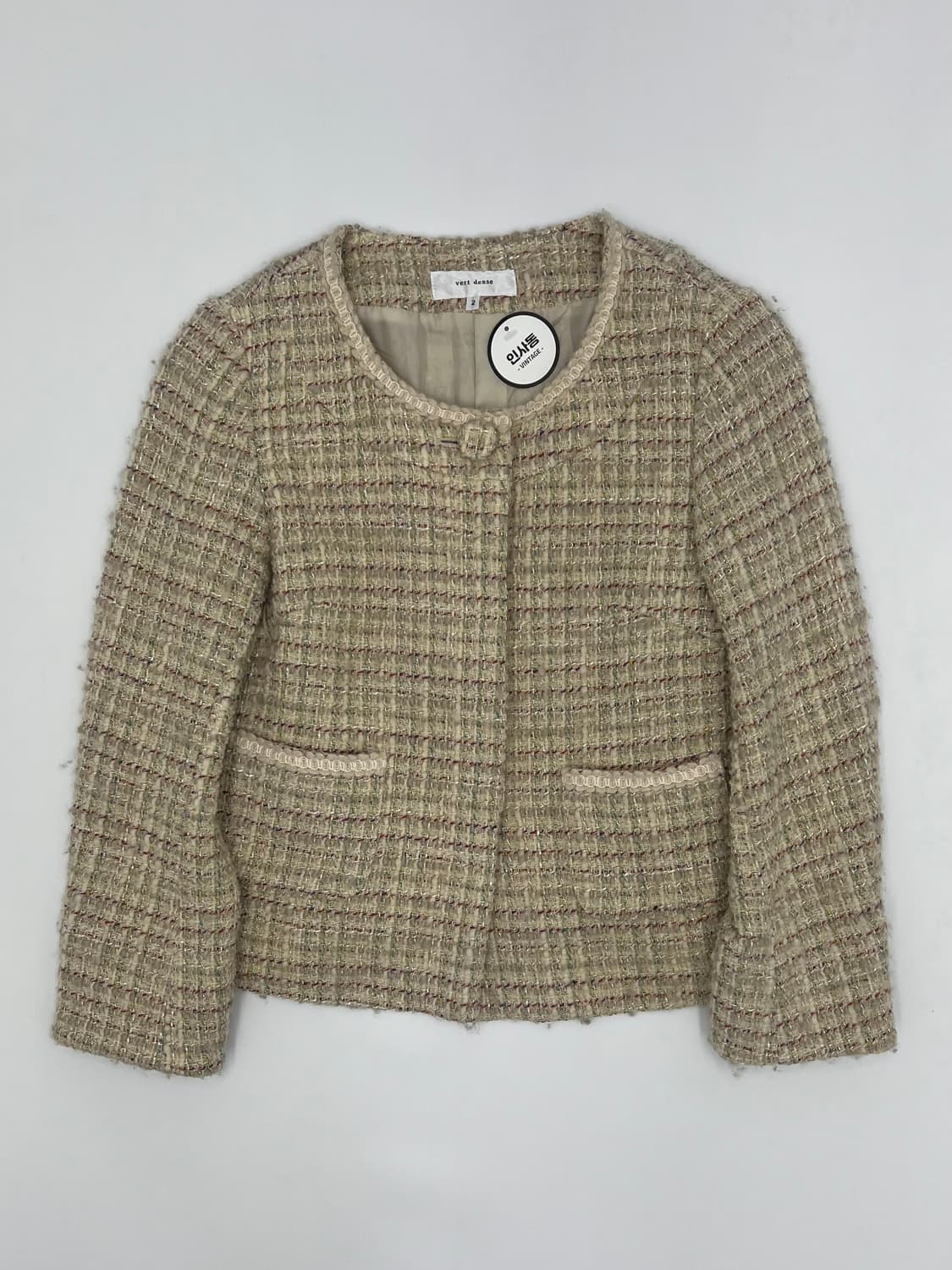 빈티지 트위드 자켓 상품이미지1