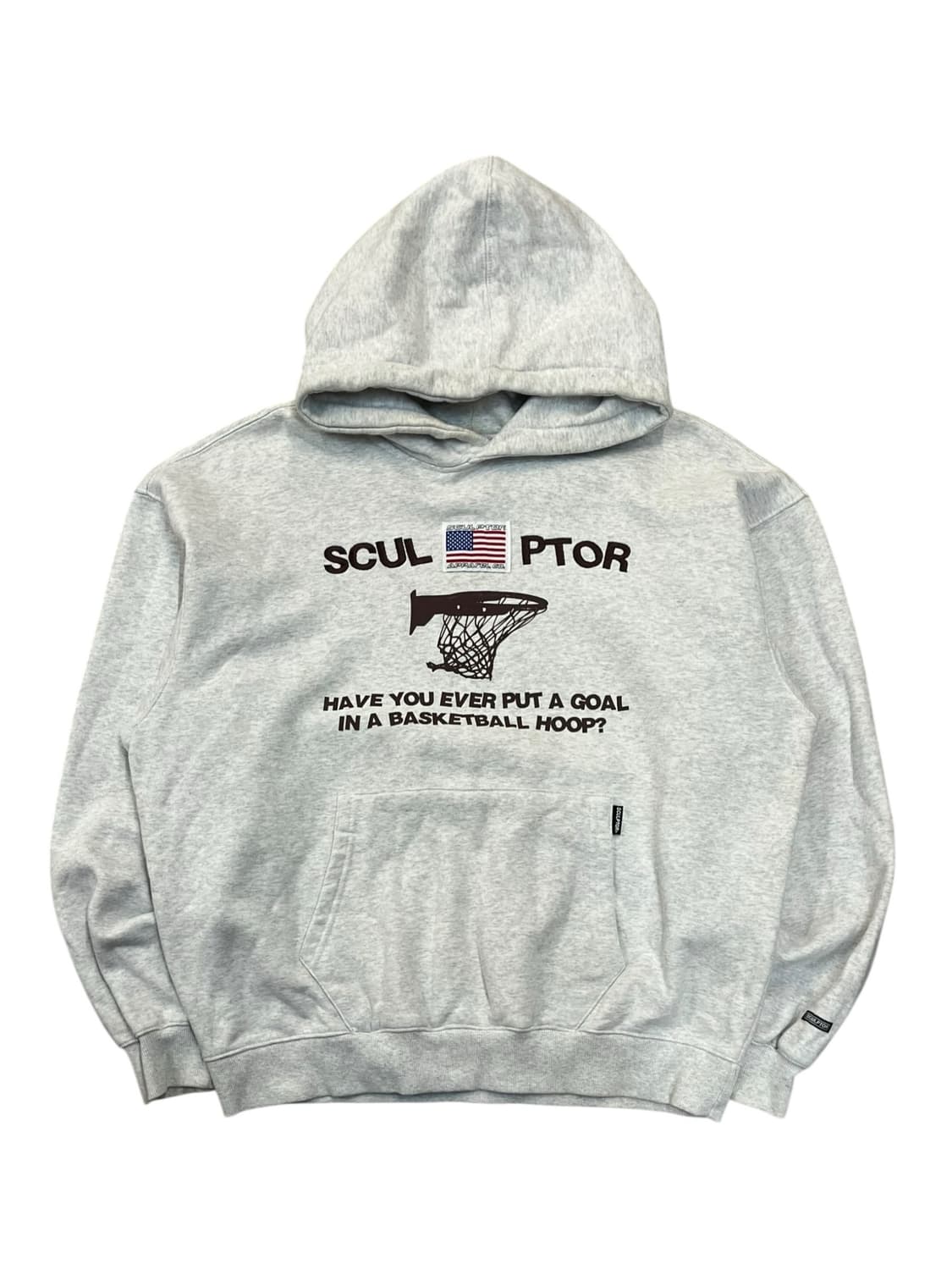 스컬프터 프린팅 후드티 그레이 XL  #csz2060 상품이미지3