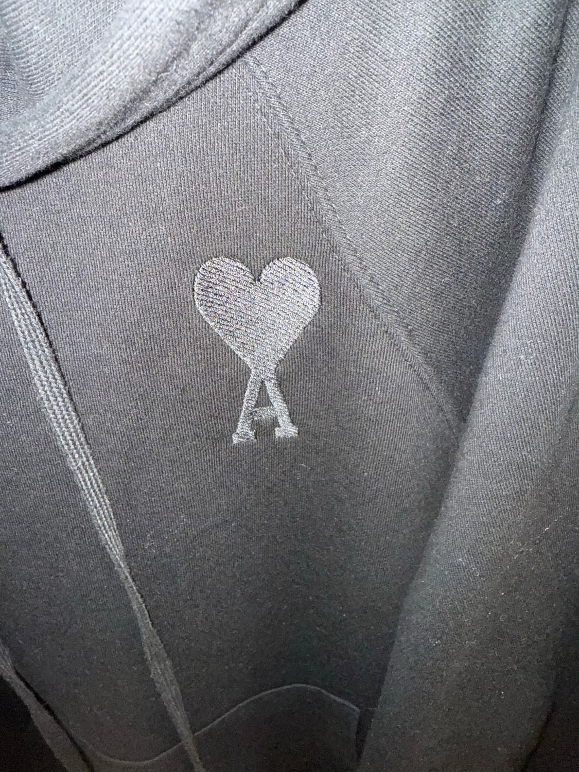 105 정품 아미 빅로고 후드티 팝니다 상품이미지3