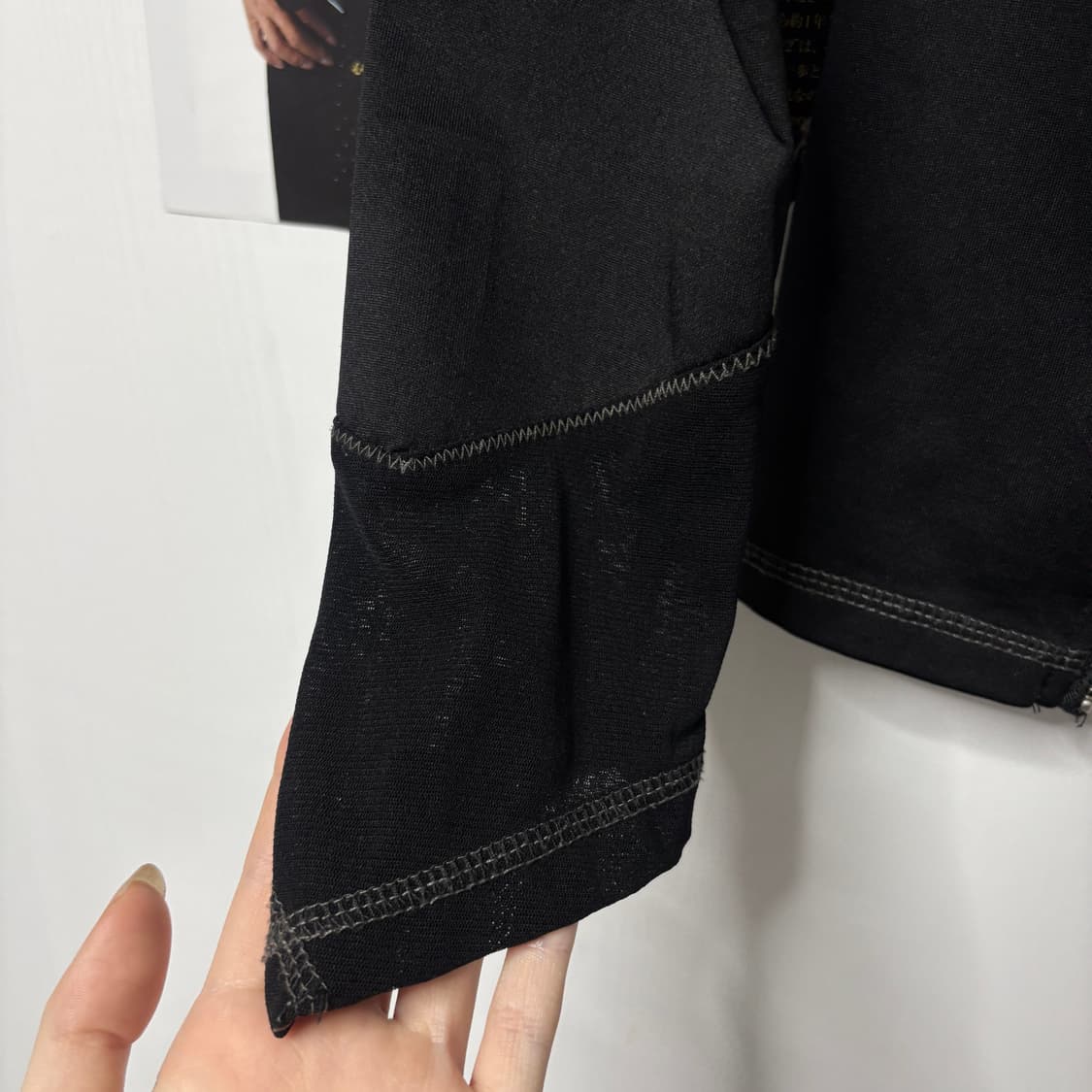 오즈크로스 오즈온 지퍼 디테일 롱슬리브 티셔츠 상품이미지5