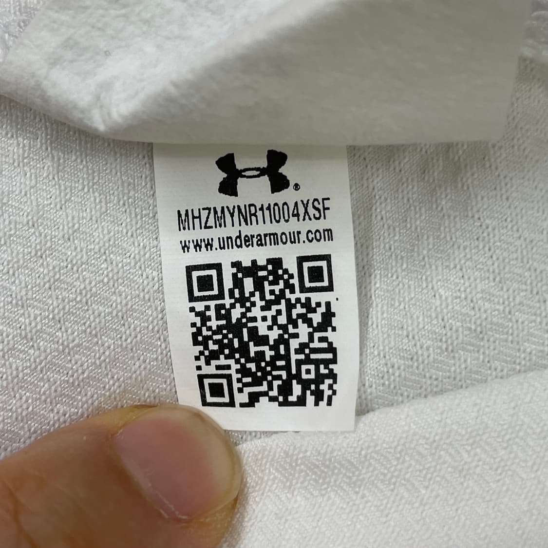 언더아머 화이트 퍼포먼스 폴로 XL 상품이미지5