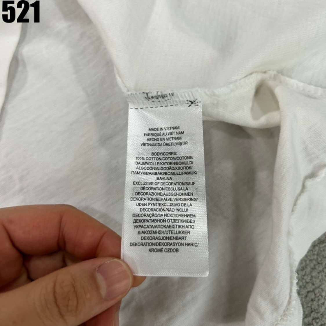 폴로 화이트 반팔 상품이미지3
