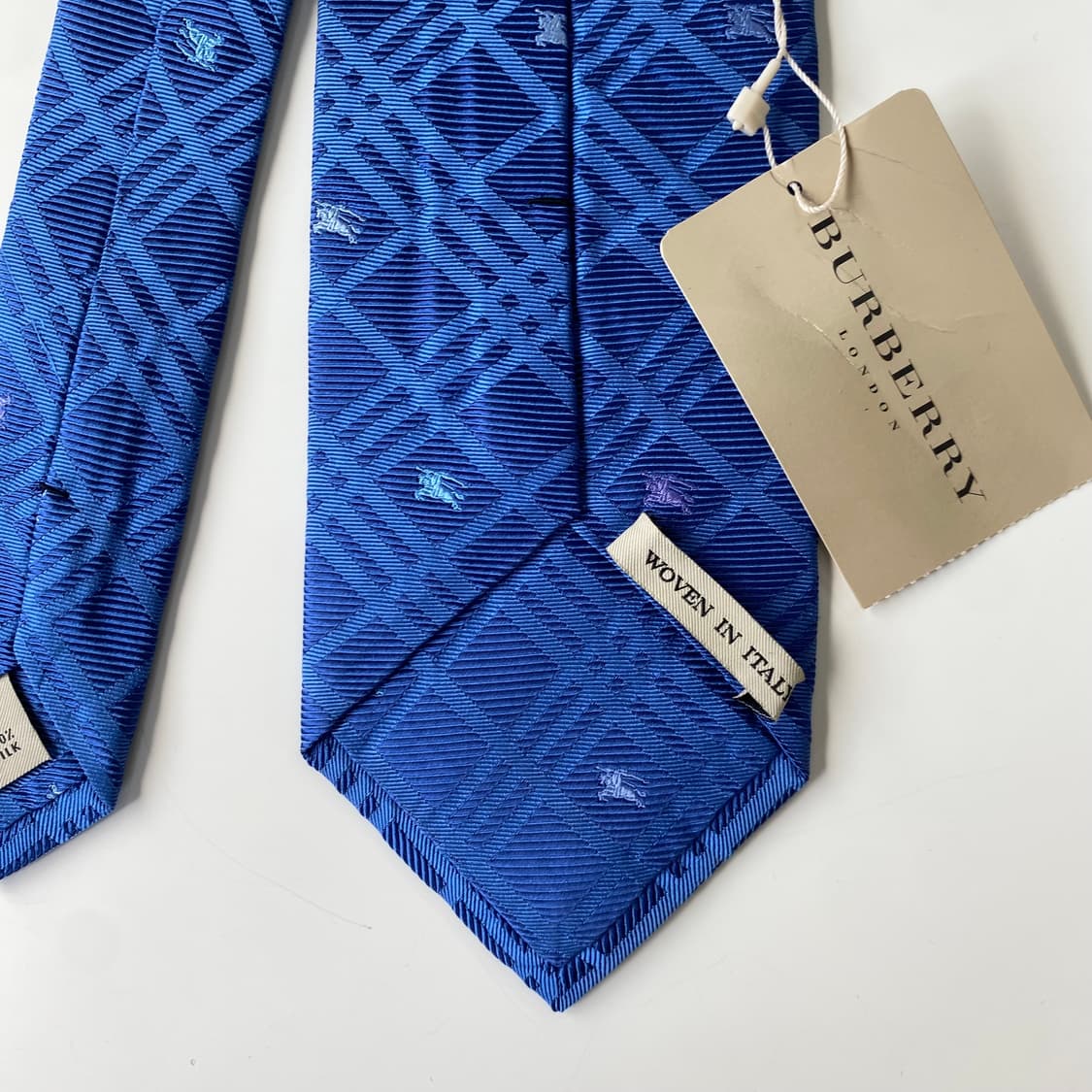 택달린 미사용품 버버리 모노그램 명품 정품 넥타이 (Burberry) 상품이미지5