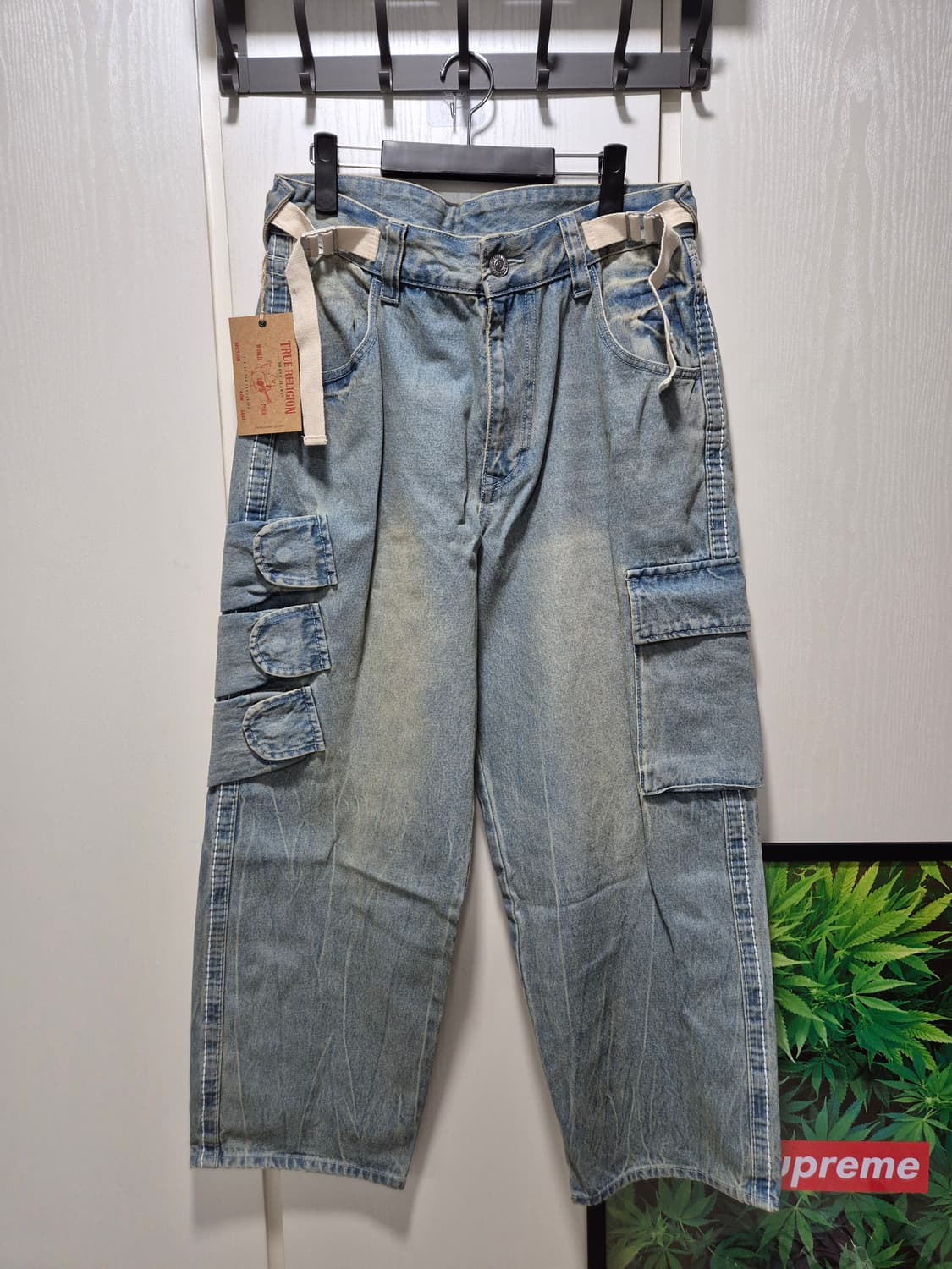 (타임세일)(새상품)트루릴리젼 카고 워싱진 데님 상품이미지1
