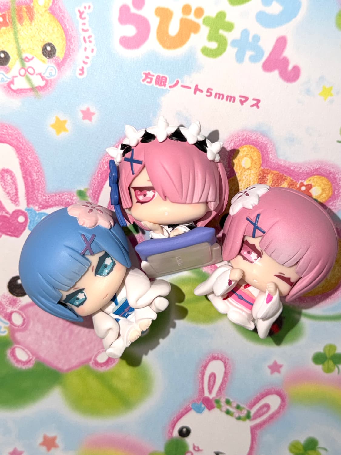 일괄♥ 리제로 렘 람 오네무탄 피규어 상품이미지1