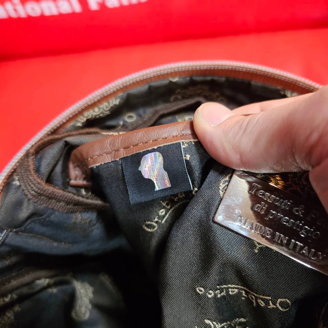 오로비앙코 in Italy 그린 나일론 미니 백팩
 상품이미지7