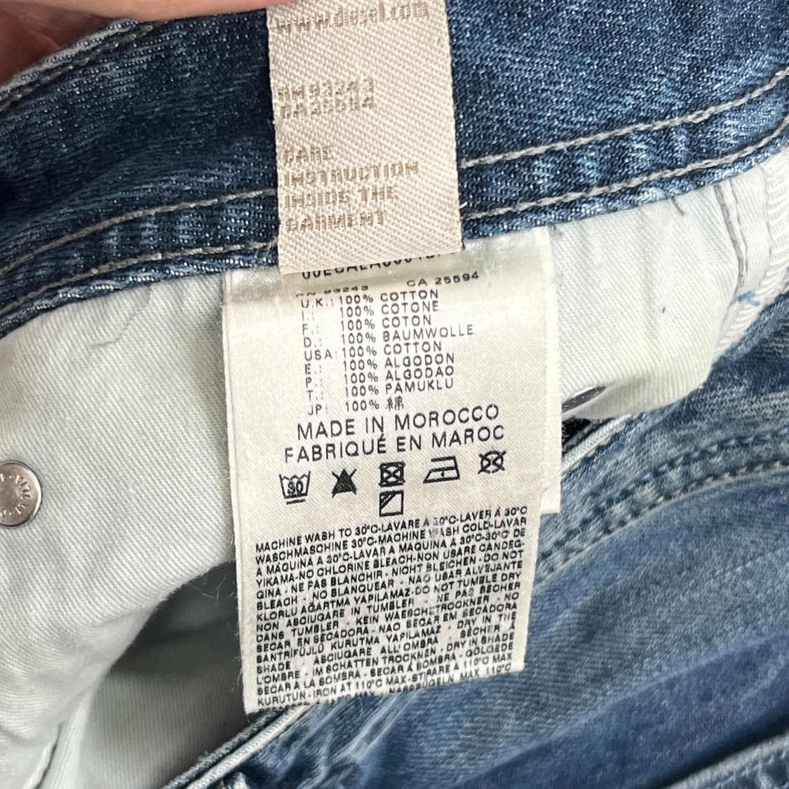 Diesel 디젤 자티니 슬림 부츠컷 데님 팬츠 31 상품이미지10