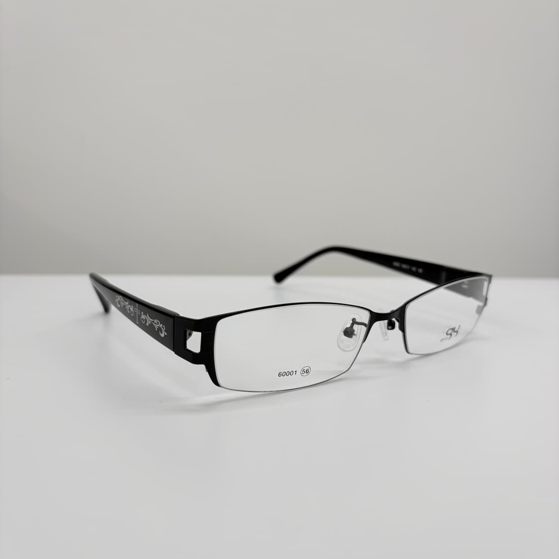 GIVY 기비 블랙 사각 빈티지안경 상품이미지2