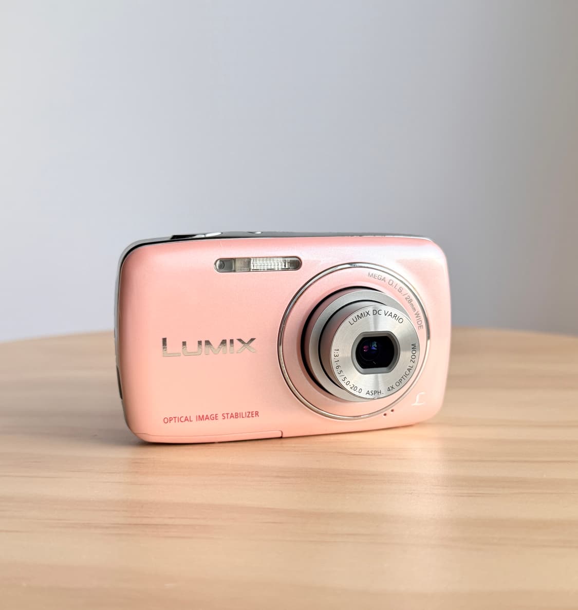 🎀미품! 츄 디카🎀 파나소닉 루믹스 DMC-S1 딸기우유빛 상품이미지4