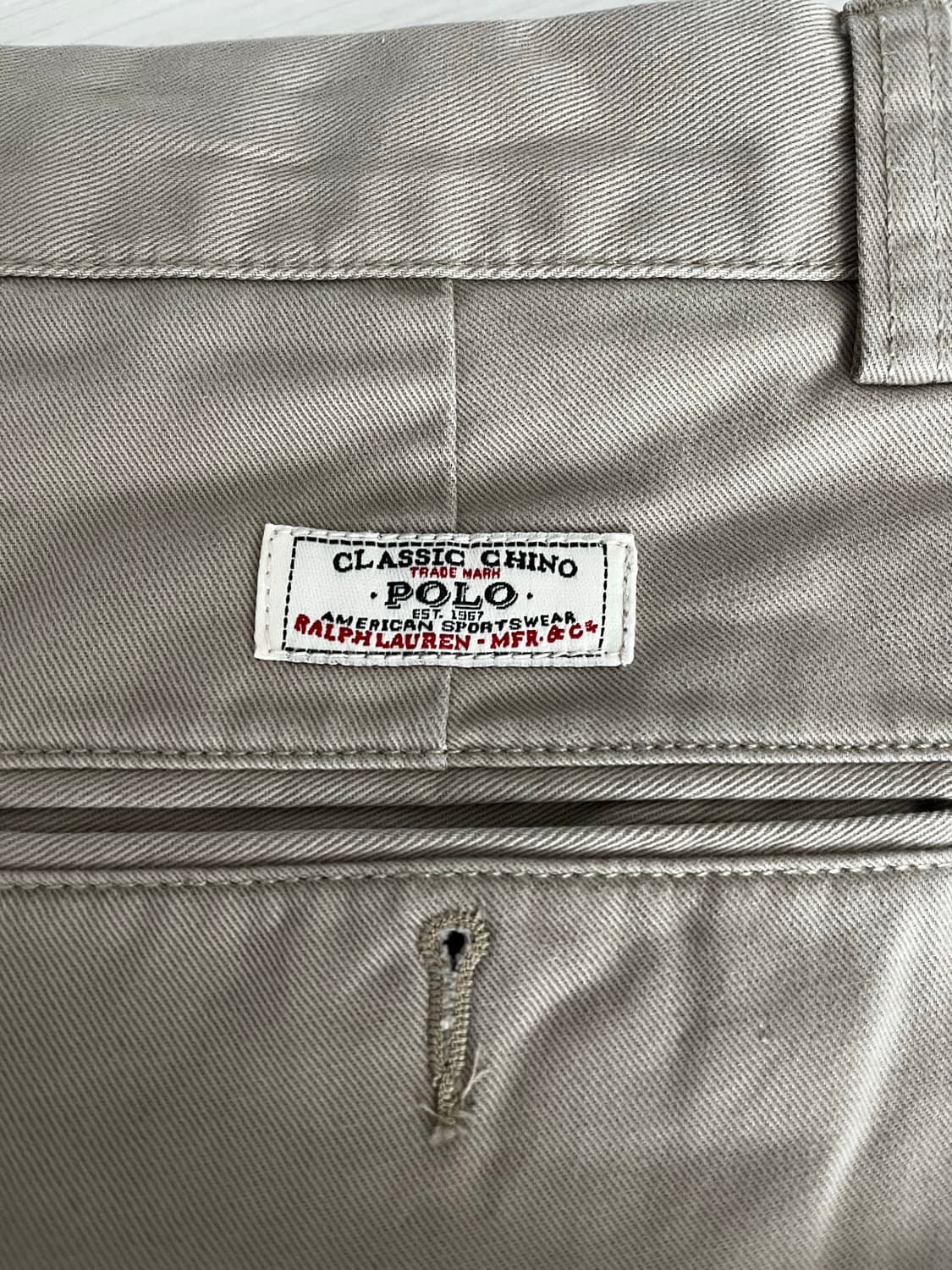 폴로 랄프로렌 앤드류 더블 플리츠 치노 팬츠 상품이미지3