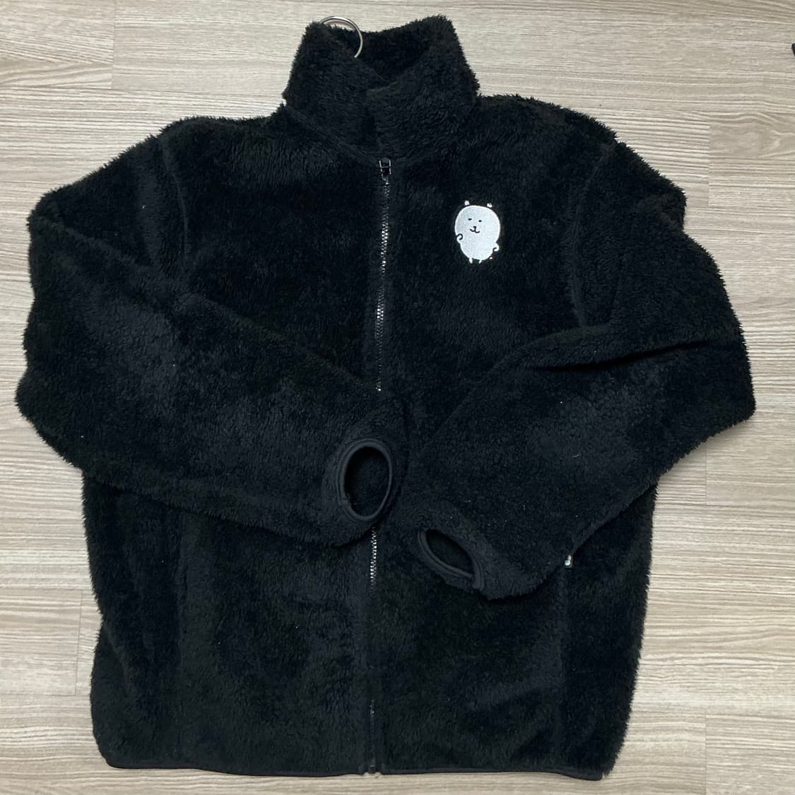 스파오 농담곰 후리스 블랙 L 상품이미지2