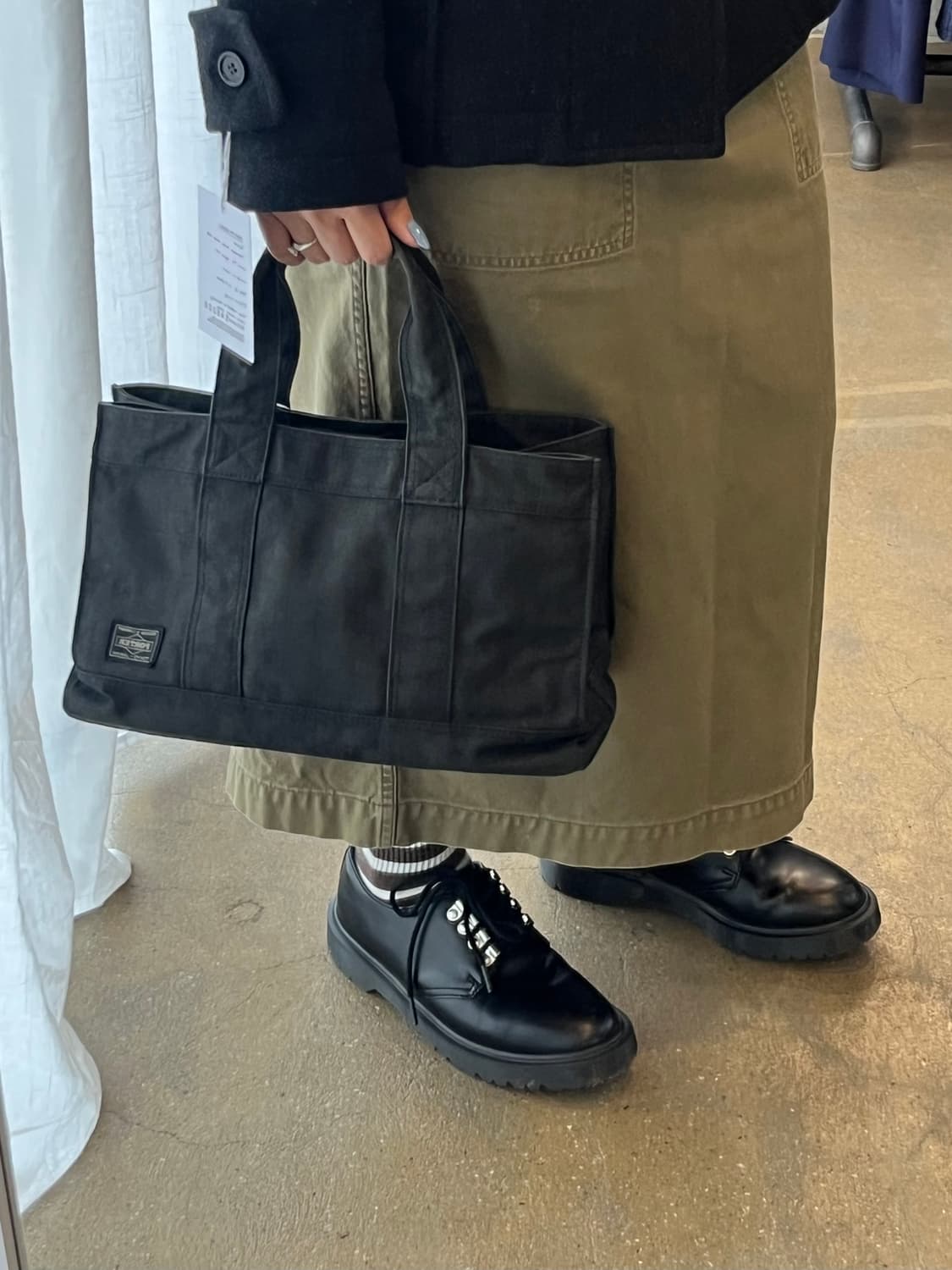 포터 스모키 토트백 블랙 상품이미지1