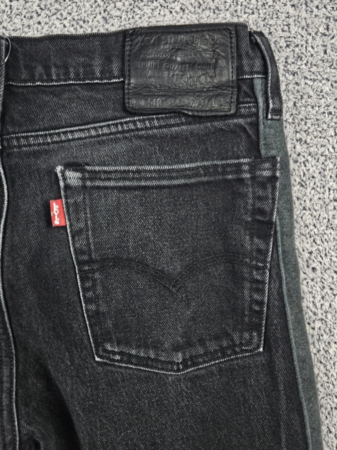 리바이스 510 블랙 데님팬츠 ( 31 X 32 ) / 9831 상품이미지5