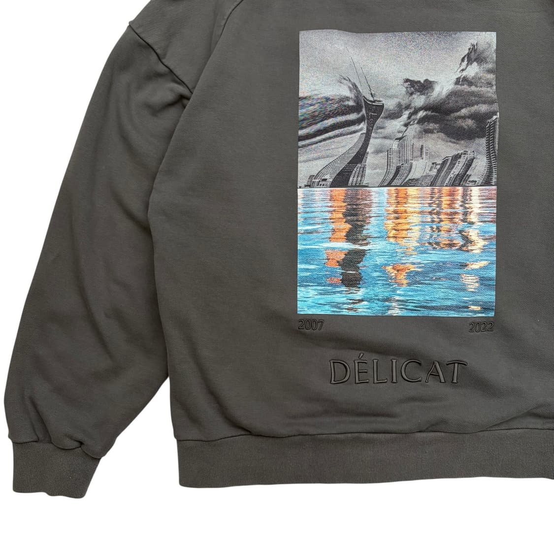 준지 데칼 백 프린팅 스웻셔츠 S 상품이미지3