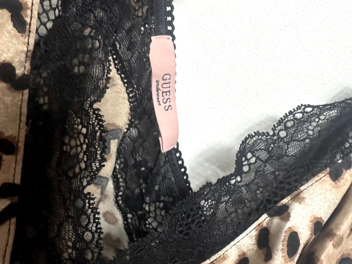 게스 갸루 호피 슬립 원피스 상품이미지4