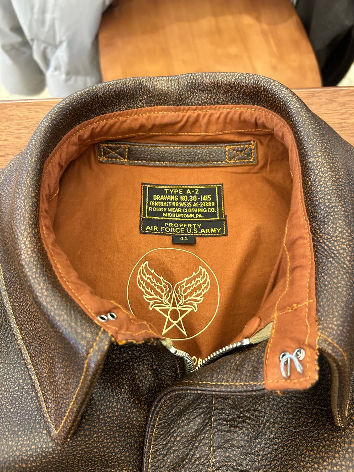 아카펠라클로딩 A2 자켓 러프웨어사 Lot.428 판매합니다 상품이미지2