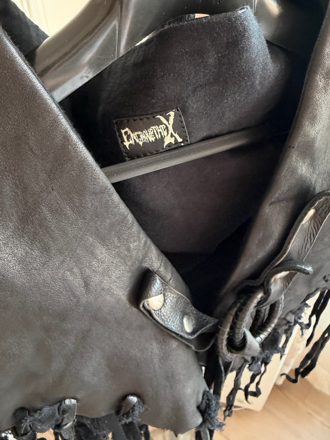 Engrave the cross 레더 스터드 스카프 상품이미지6