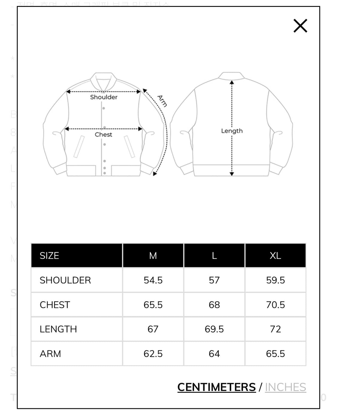 위켄더스 bunnygirl varsity jacket 상품이미지5