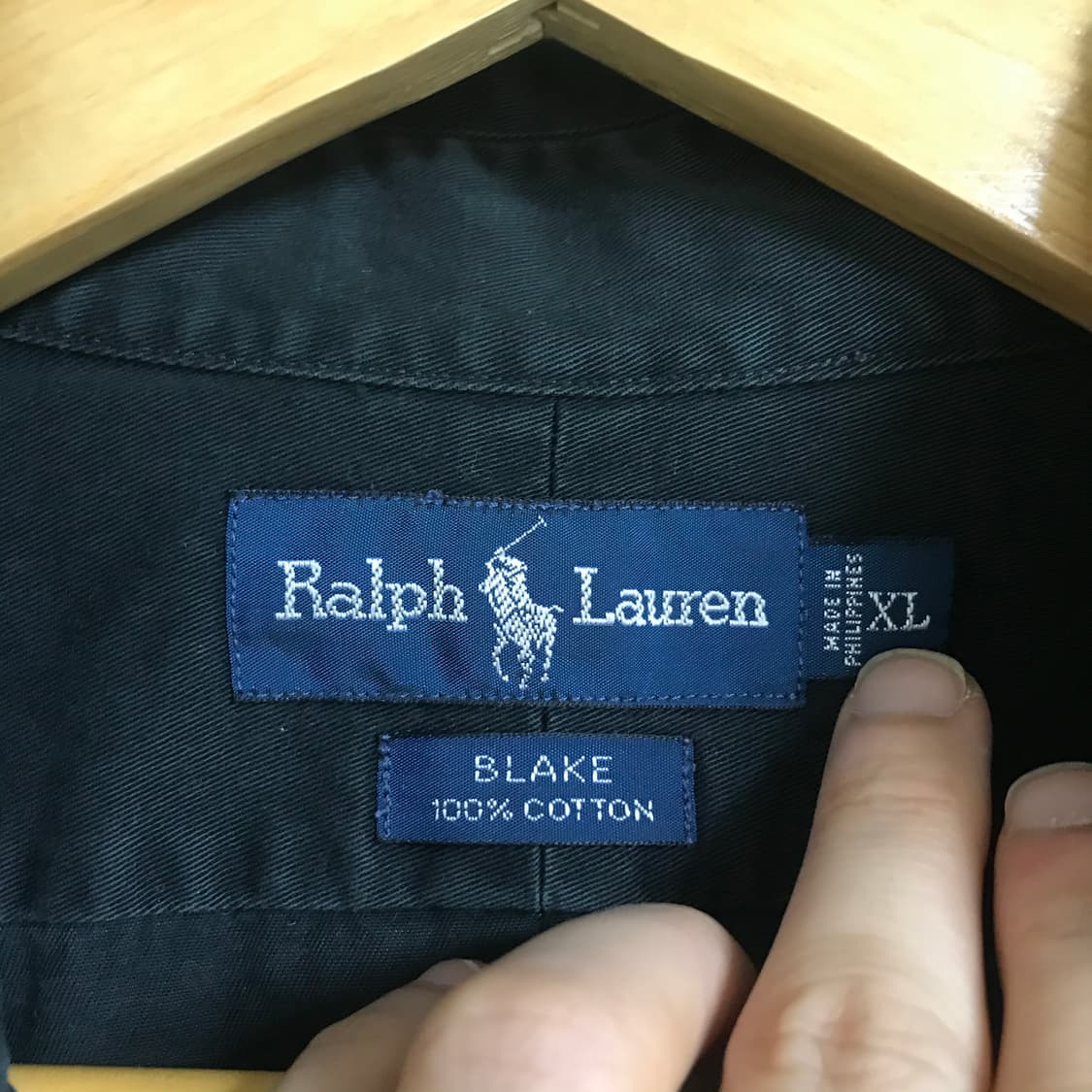 폴로 검정 솔리드 단색셔츠 상품이미지4