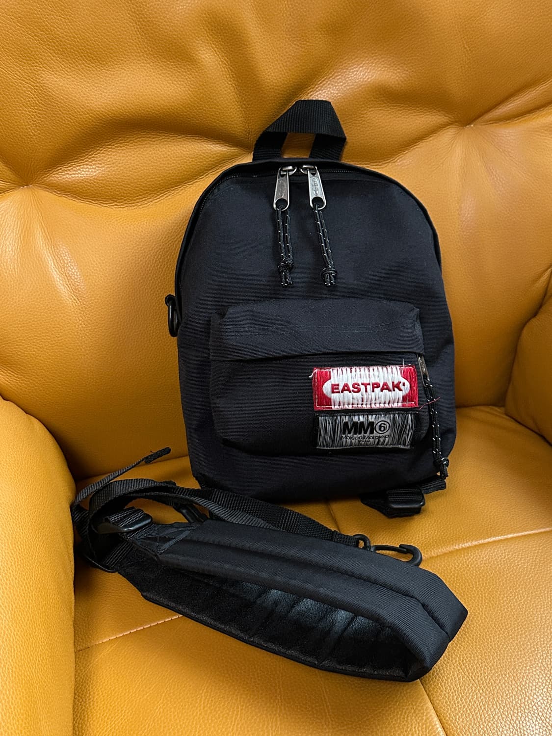 메종마르지엘라 MM6 X 이스트팩 미니 숄더 크로스백 블랙 상품이미지2