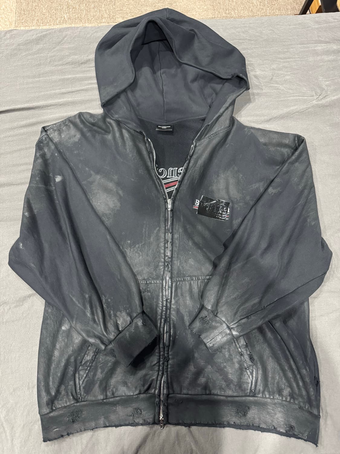 발렌시아가 개퍼 후드집업 상품이미지2