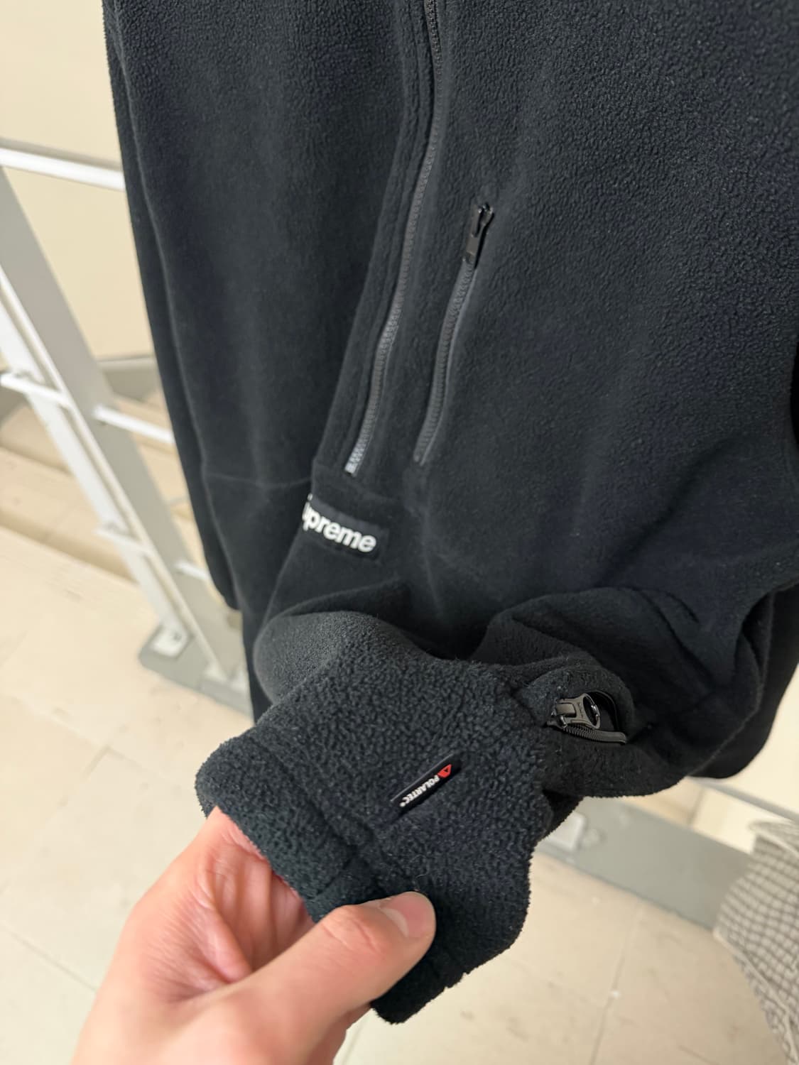 슈프림 [정품] 폴라텍 (시세 60만) 후리스 박스 로고 아노락 L 상품이미지3