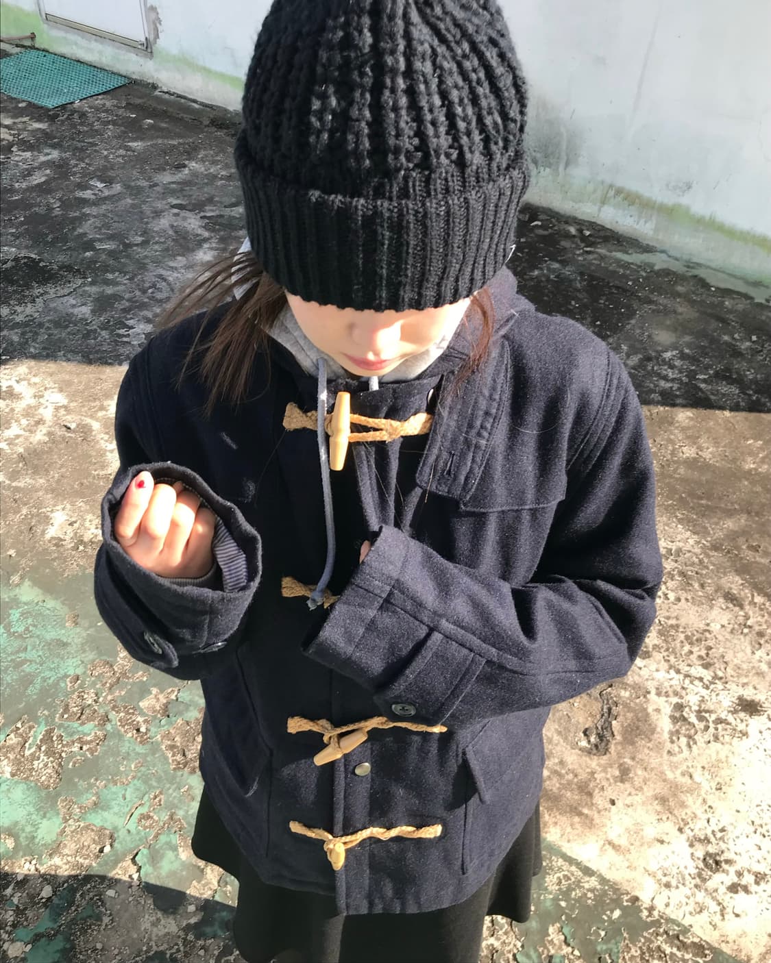 코엔 네이비 토글 코트  상품이미지5