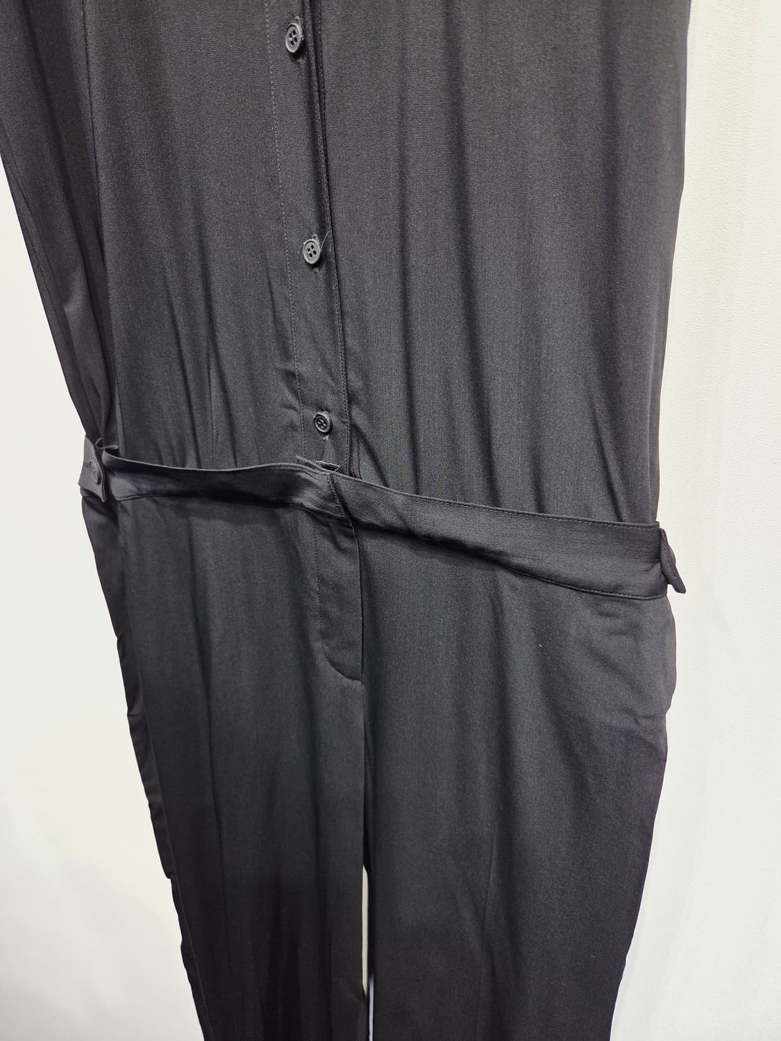 Theory 띠어리. 여자 민소매 드로스트링 웨이스트 점프수트_호칭4 상품이미지5