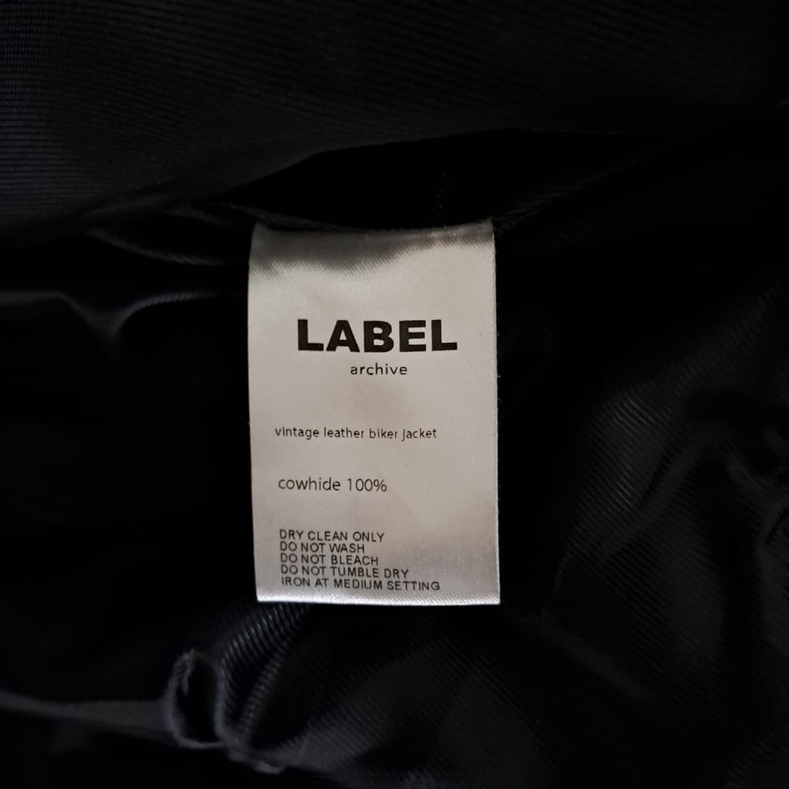 (택포) 라벨아카이브 카우하이드 바이커 자켓 2 B41 상품이미지10