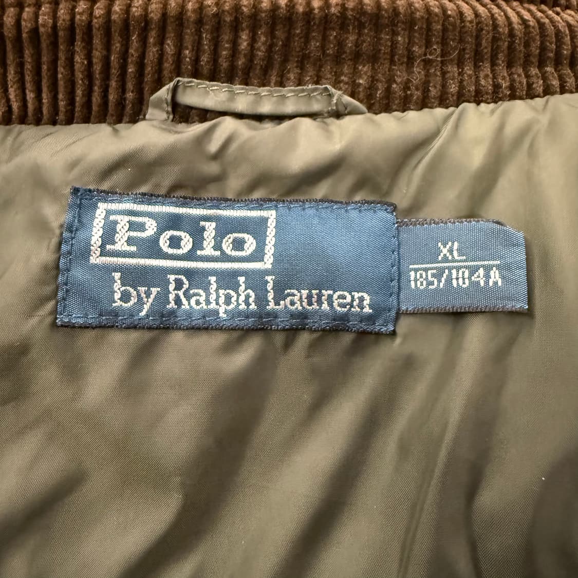 [정품/XL] 폴로 랄프로렌 퀼팅 자켓 카키 b15 상품이미지5
