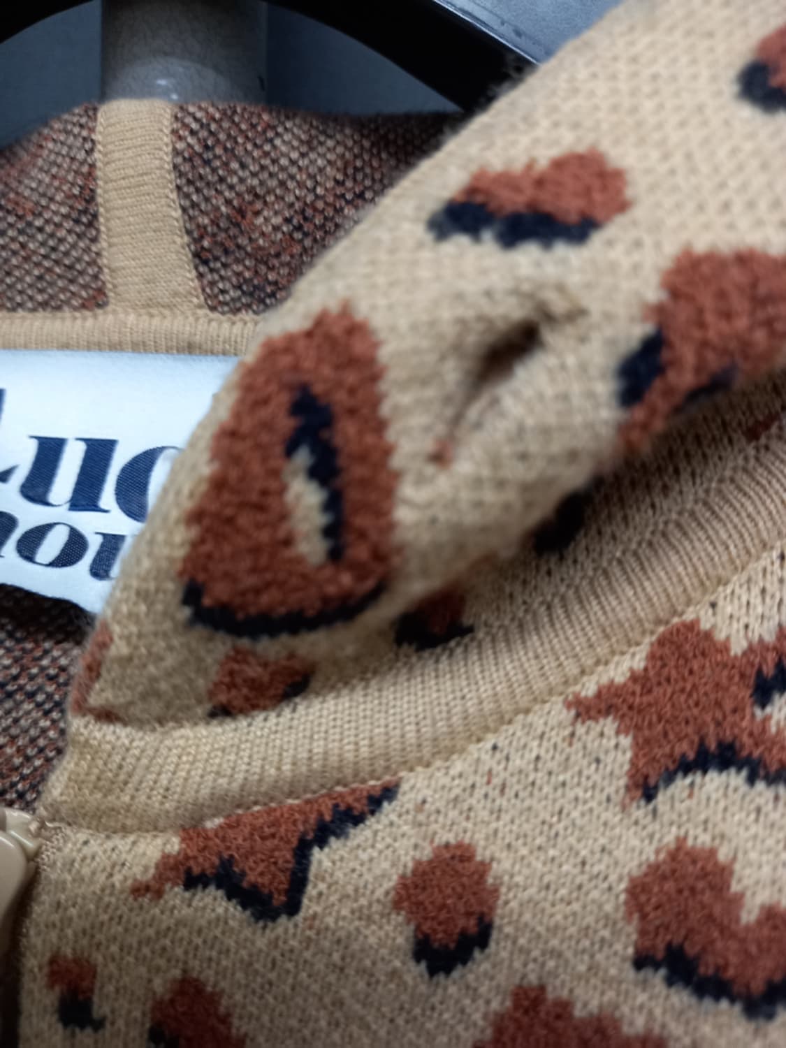 럭키슈에뜨 춘추동 후드 니트집업가디건 F 상품이미지9