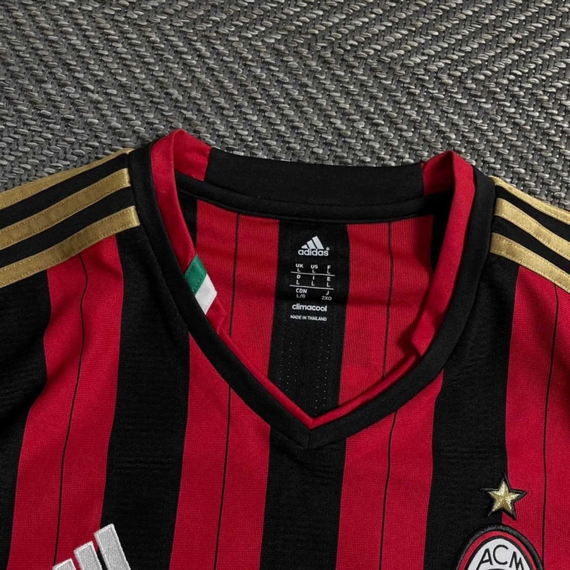 아디다스 ac밀란 13-14 시즌 리그 패치 카카 유니폼o 4405 상품이미지3