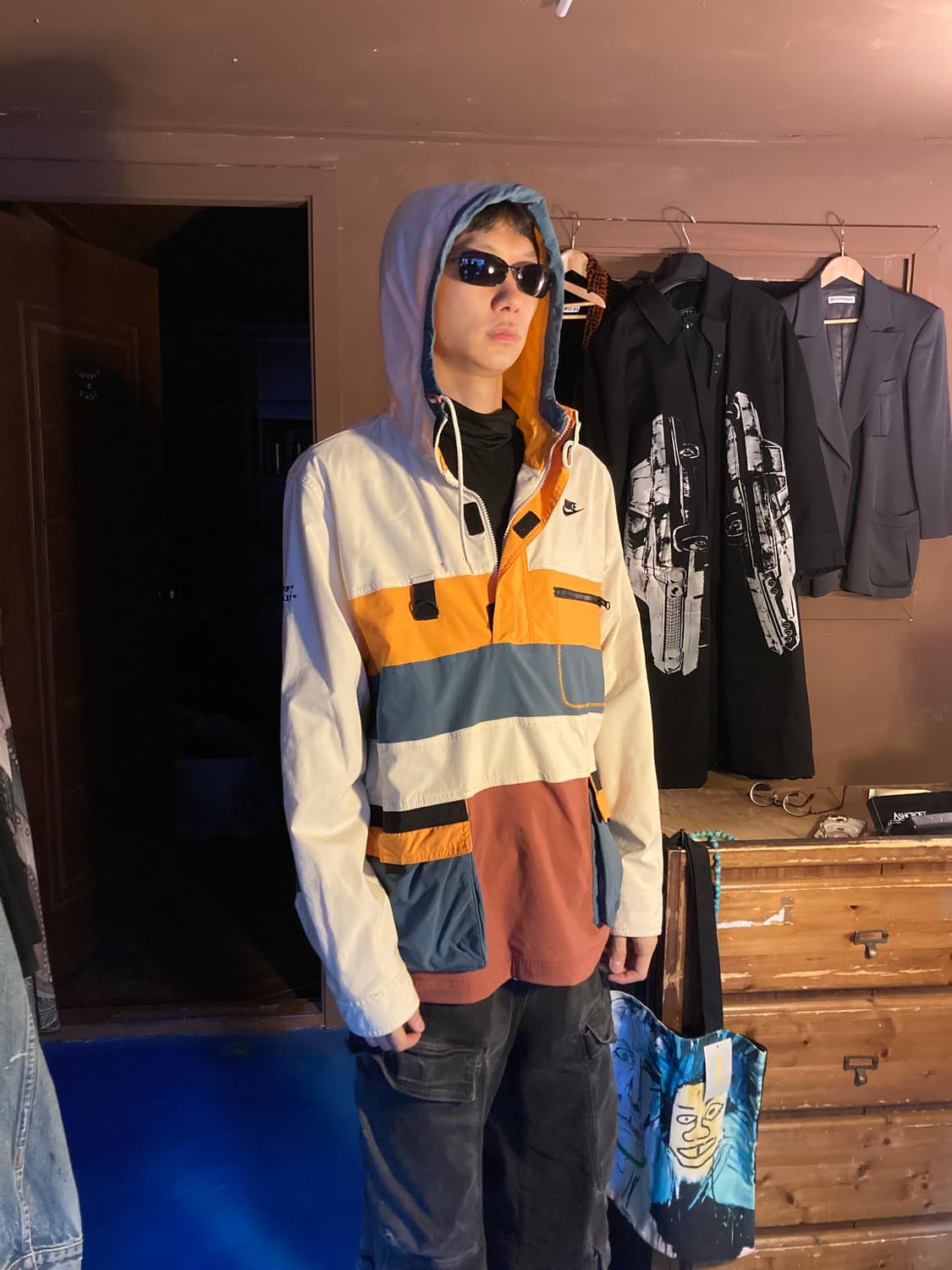 NIKE COLOR BLOCK ANORAK HOOD JACKET 상품이미지2