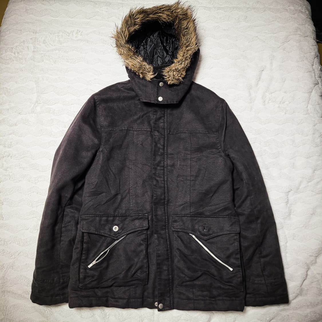 10s MORGAN HOMME Fur Hooded Parka 상품이미지4
