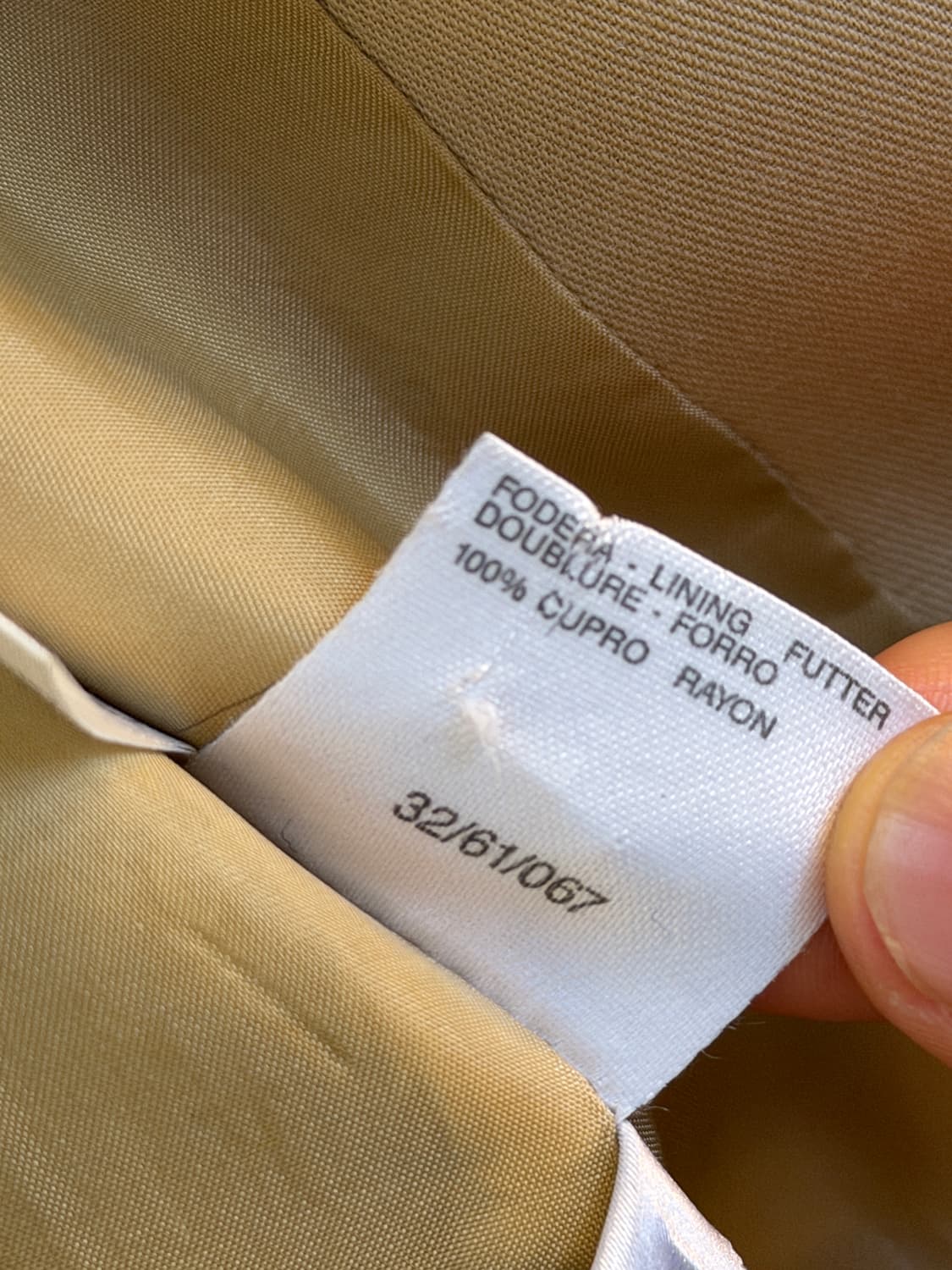 Maxmara 막스마라 울 베이지 싱글 블레이저 40 상품이미지5