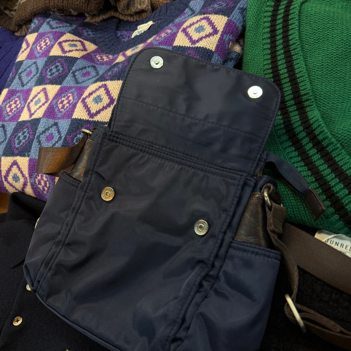 2012 2012 Y'SACCS 레더 패치업 슬링백 상품이미지4