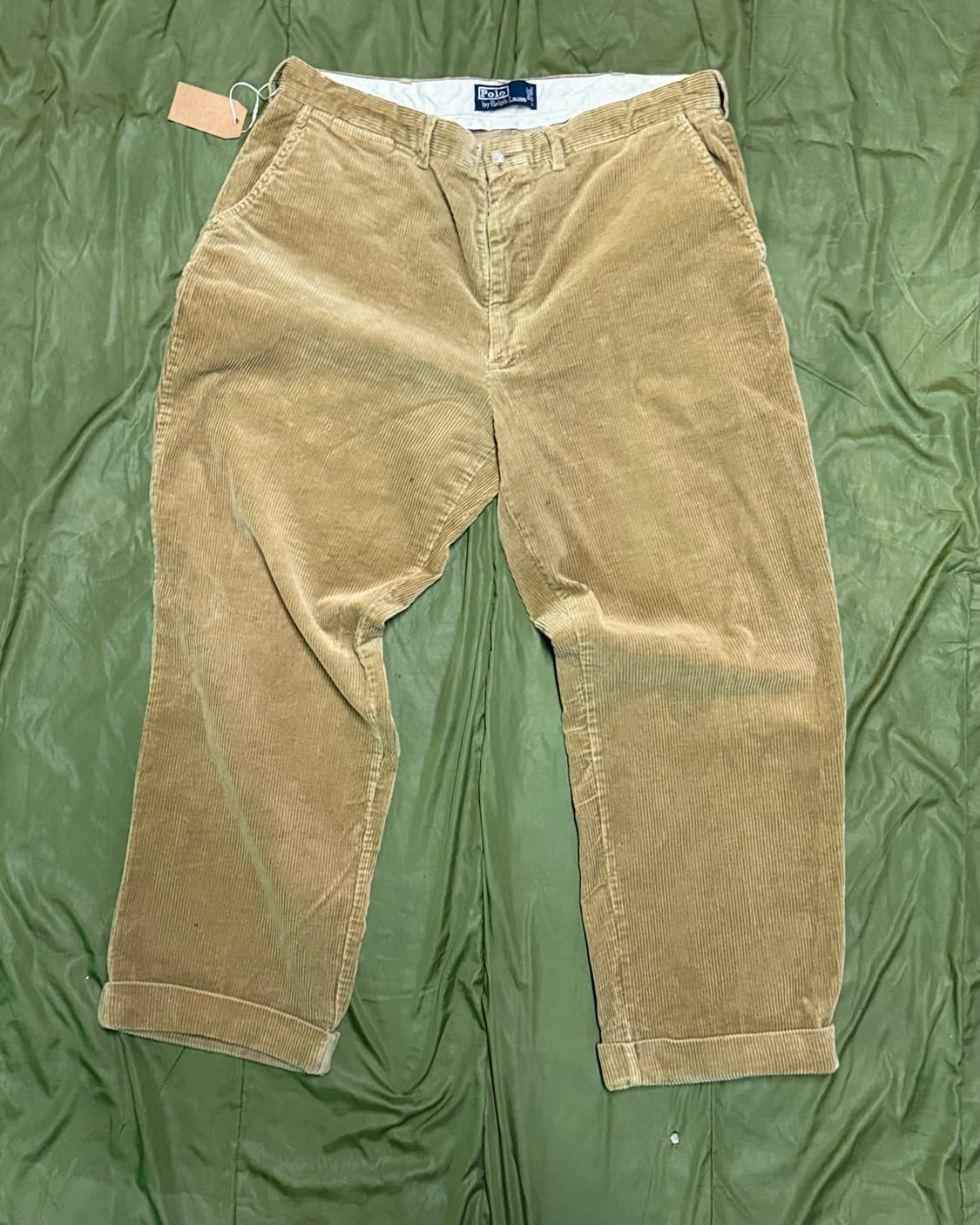 90‘s 폴로 랄프로렌 패치워크 코듀로이 팬츠 36 [브라운] 상품이미지1