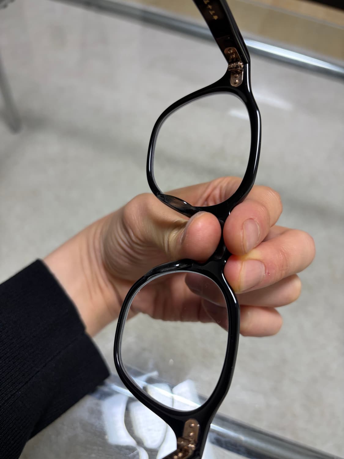 금자안경 가네코 옵티컬 kc 60n 블랙 47-23 상태 굿 상품이미지5