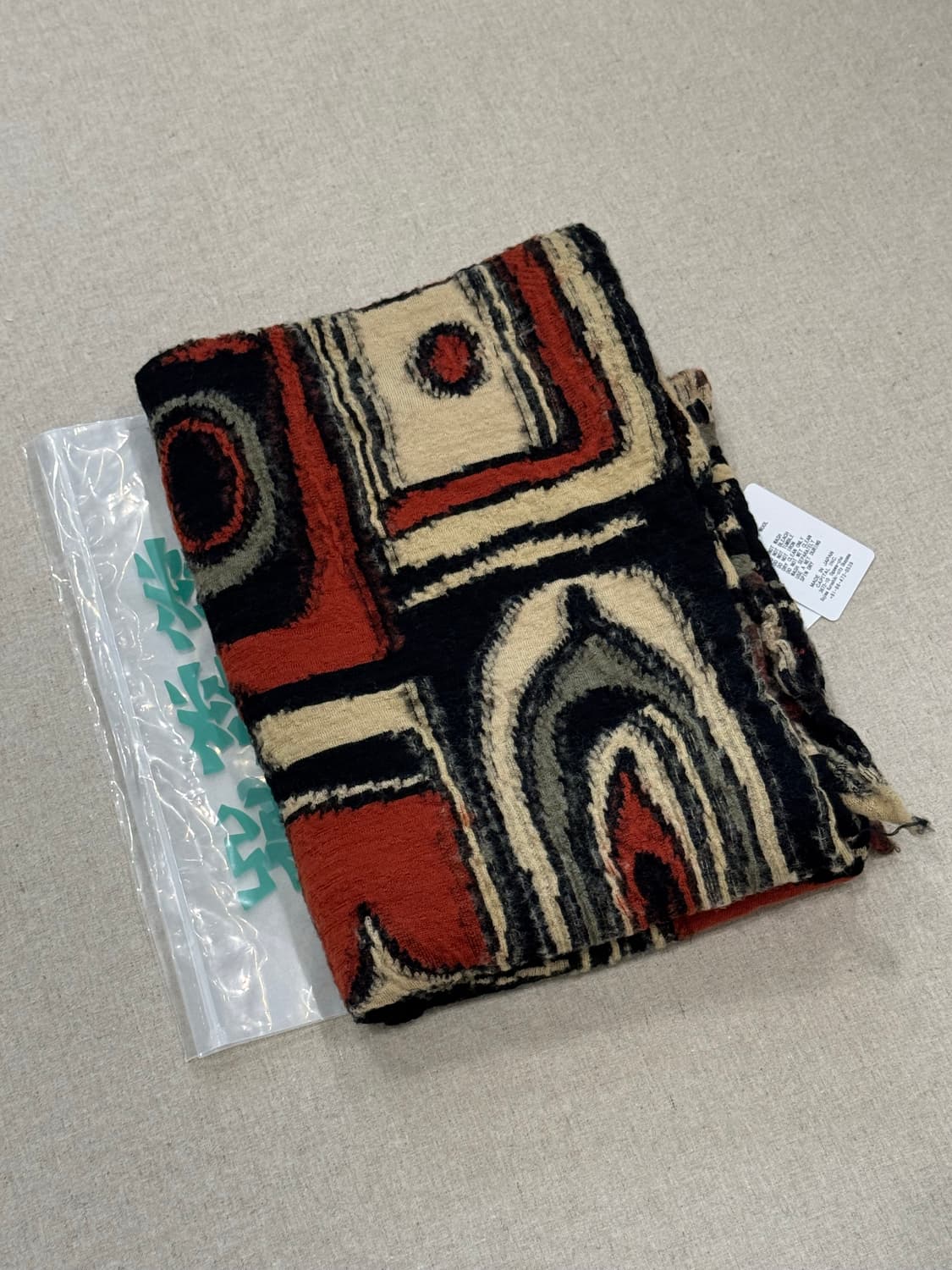 캐피탈 알라스카 레이븐 축융 울 머플러 상품이미지5