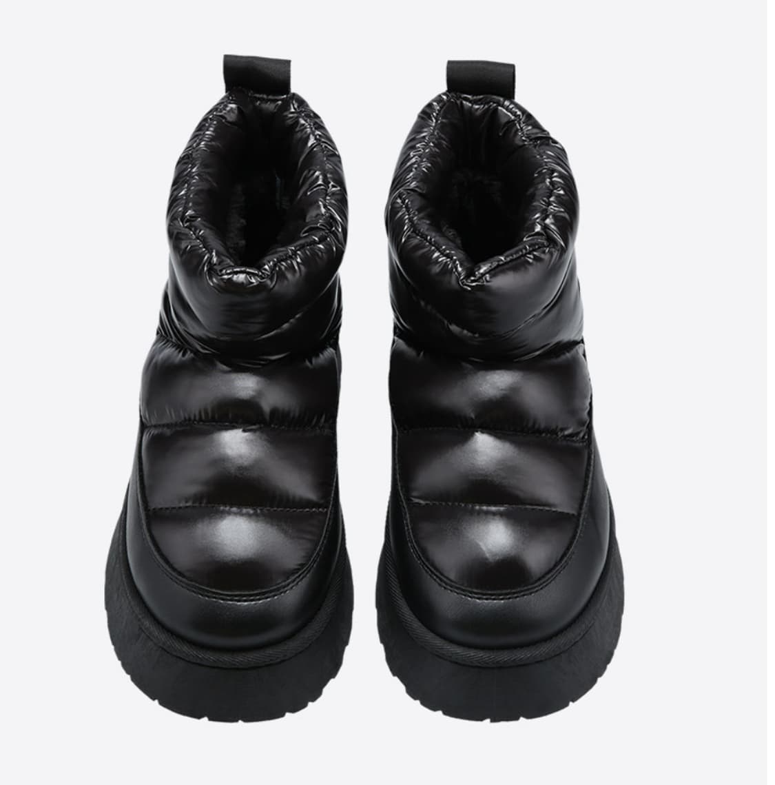 [1회착용] 슈펜 플랫폼 패딩부츠 블랙 부츠 240 상품이미지2