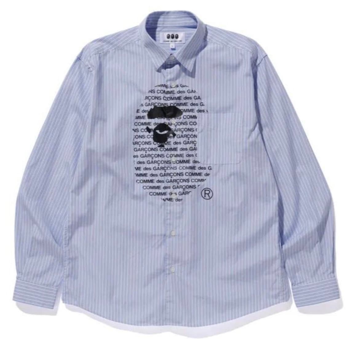 꼼데가르송X베이프 셔츠 M 상품이미지1