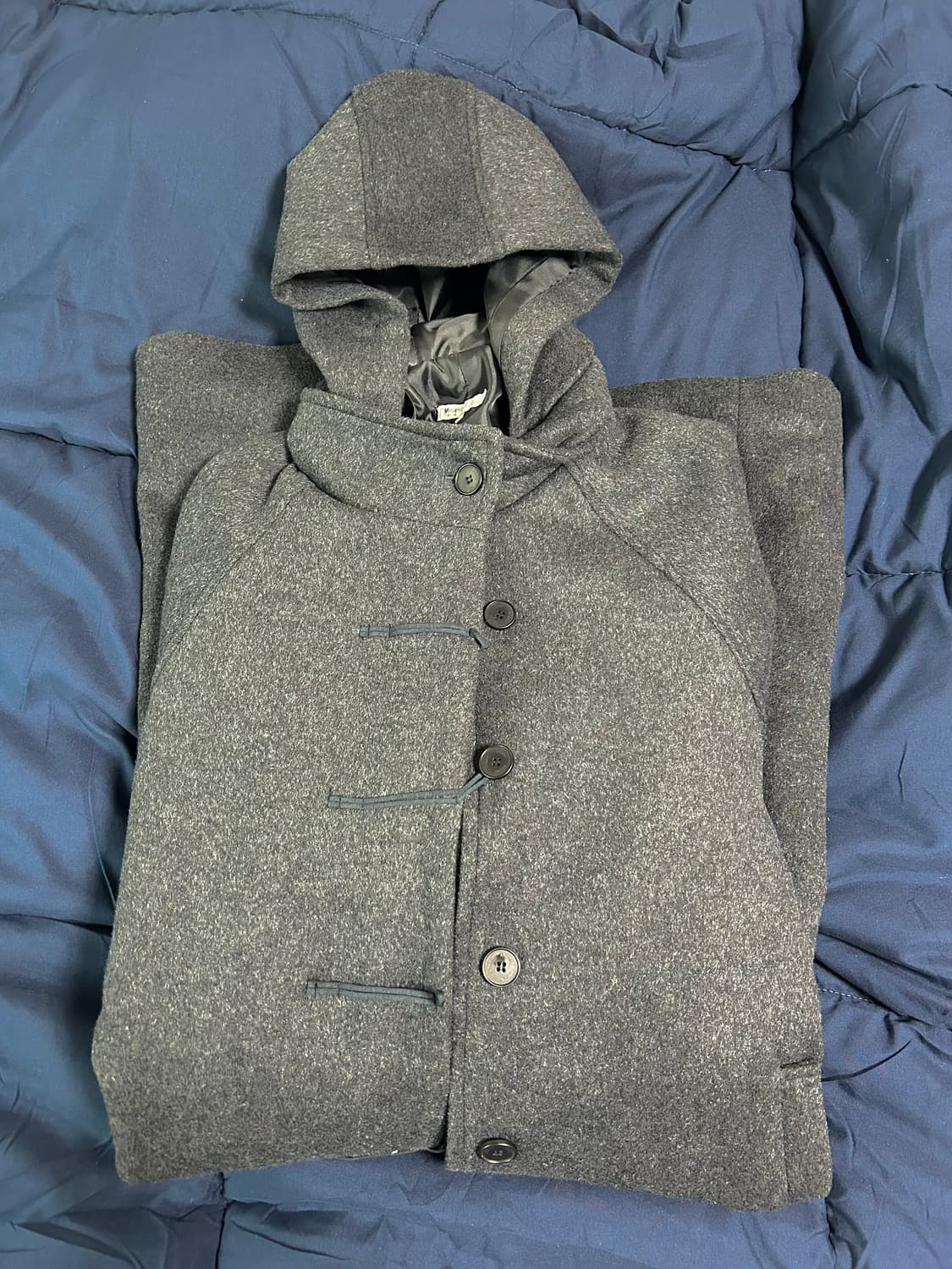 Hoodie long duffle Coat 상품이미지1