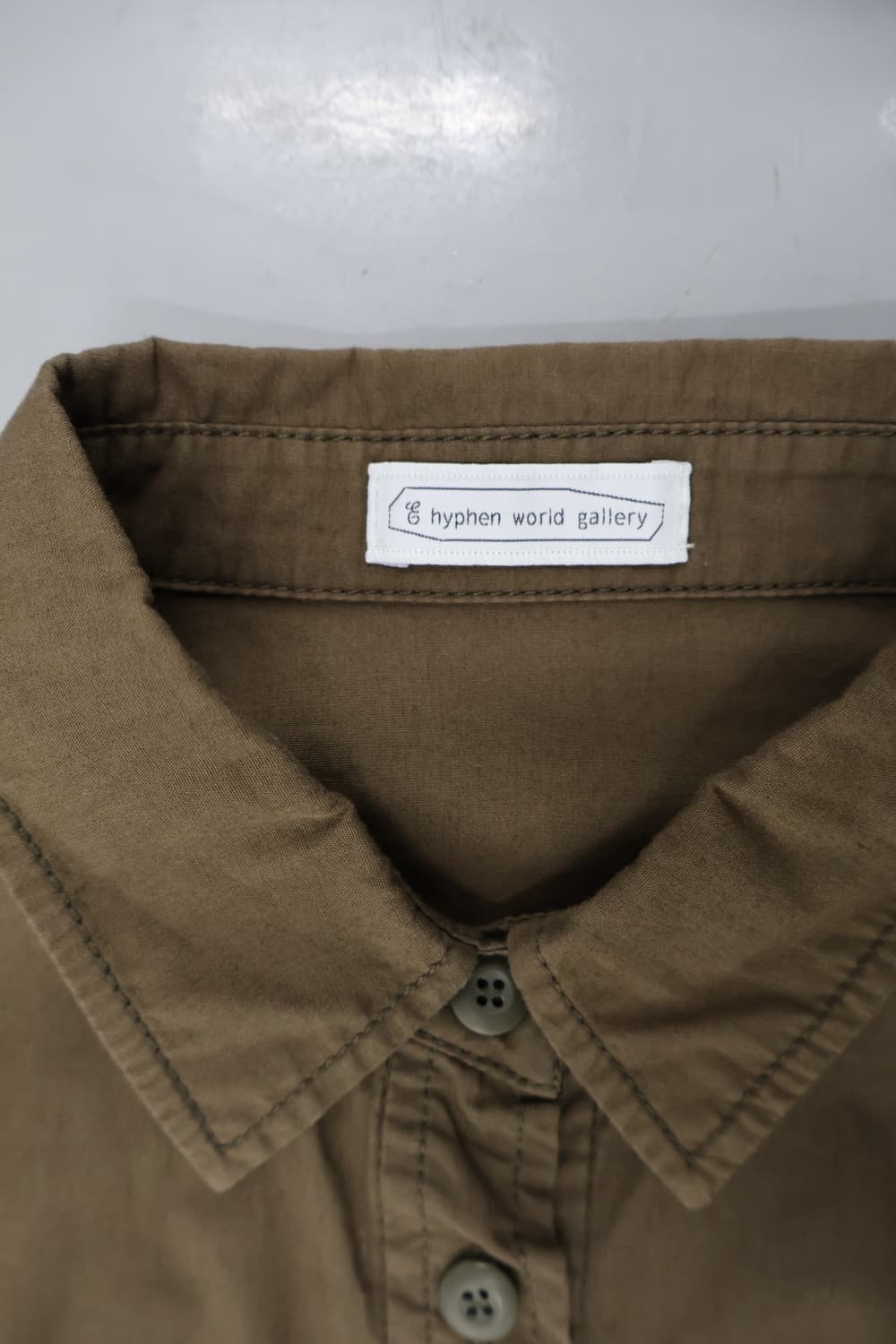 E-hyphen Military Oversized Shirt 상품이미지3