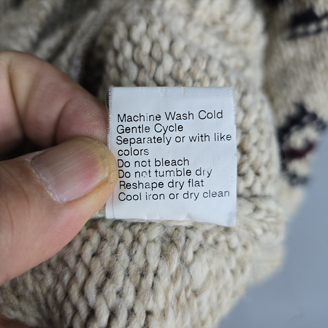 지아네티(GIANETTI) 이태리 숄카라 니트 가디건 XL 상품이미지6